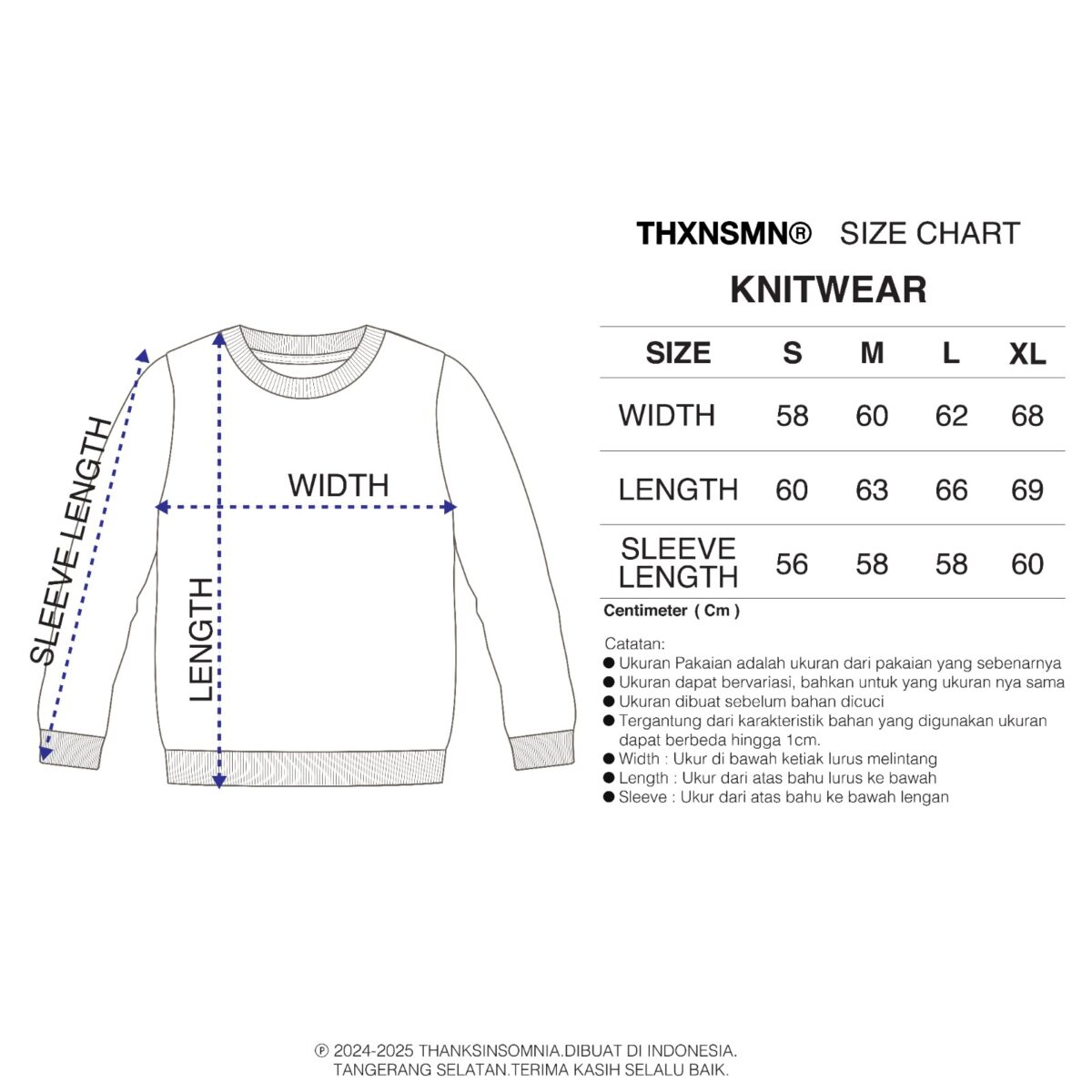 Sweater Khaira Light Grey Thanksinsomnia - Gambar 5