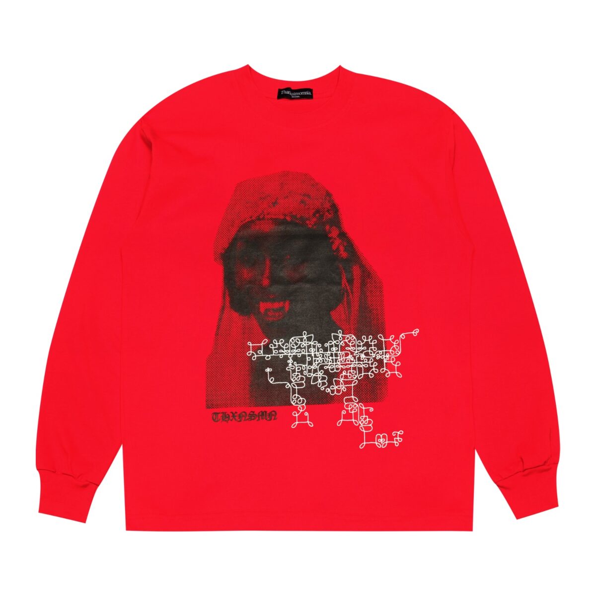 Long Sleeve Olive Red Thanksinsomnia