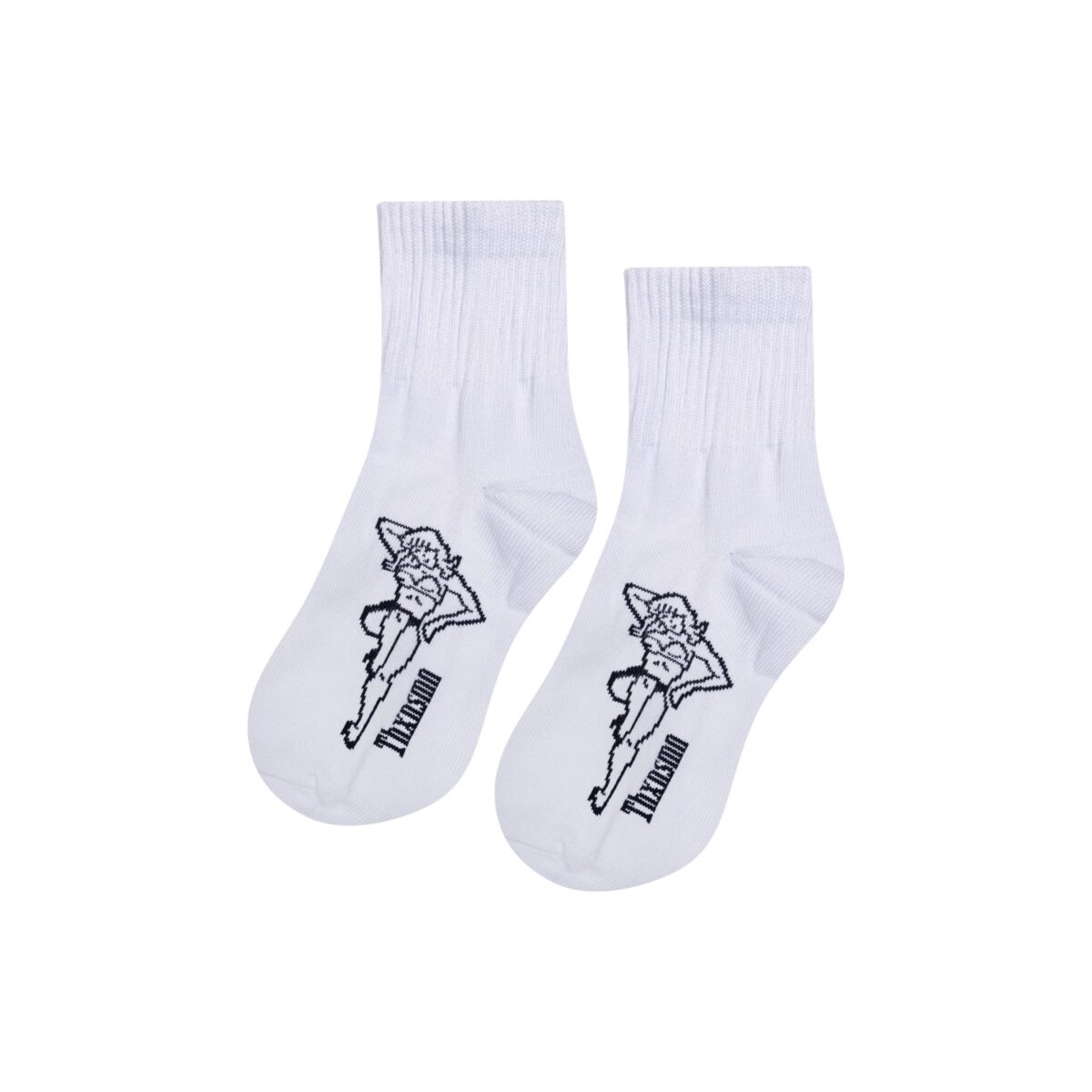 Socks Faizza White  - Low Cut Thanksinsomnia