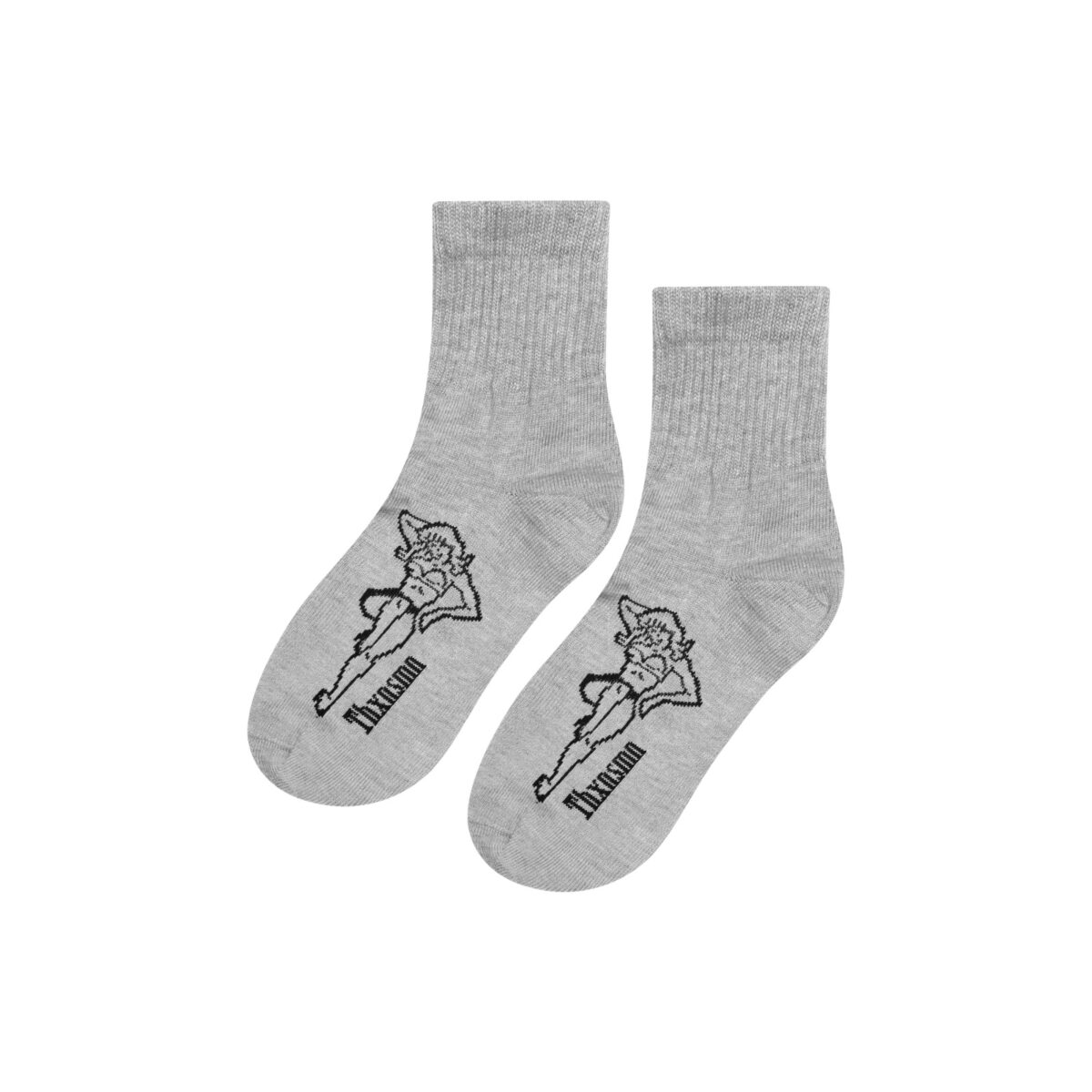 Socks Faizza Light Grey  - Low Cut Thanksinsomnia