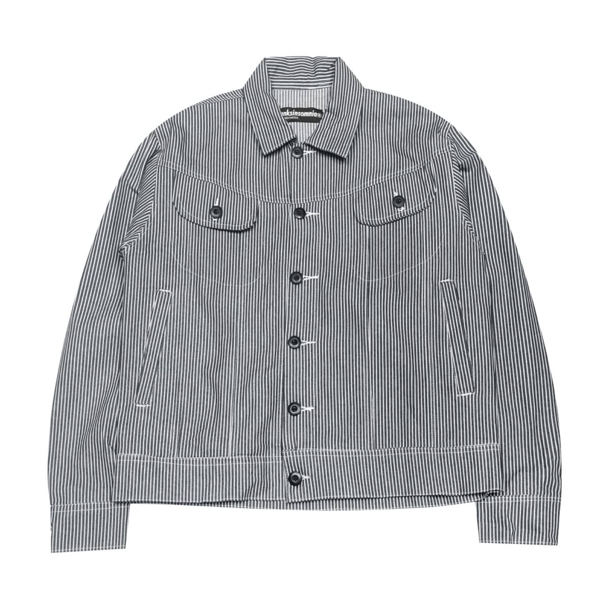 Jacket Divinity Striped Navy White Thanksinsomnia