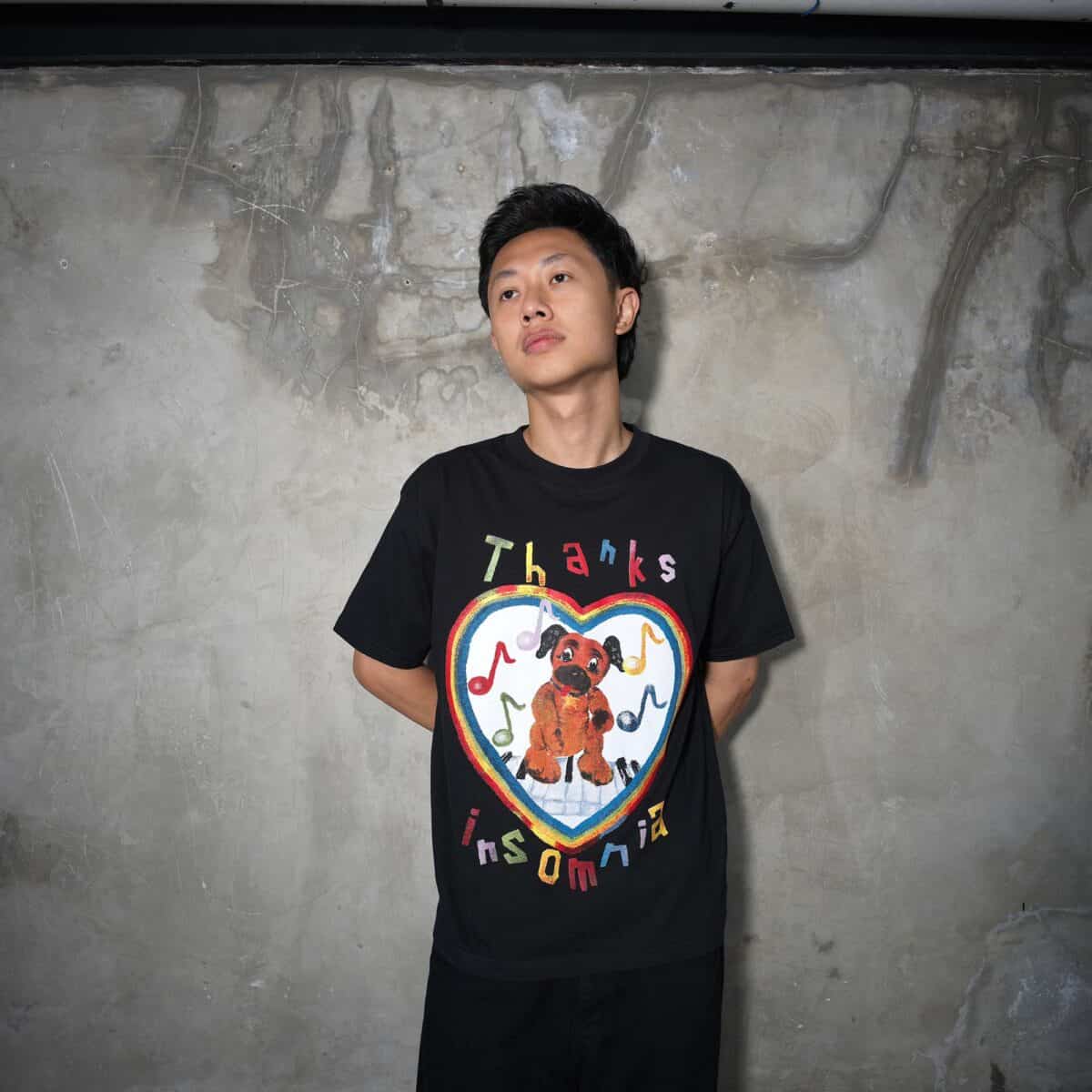 Tshirt Hamna Black Thanksinsomnia - Gambar 4