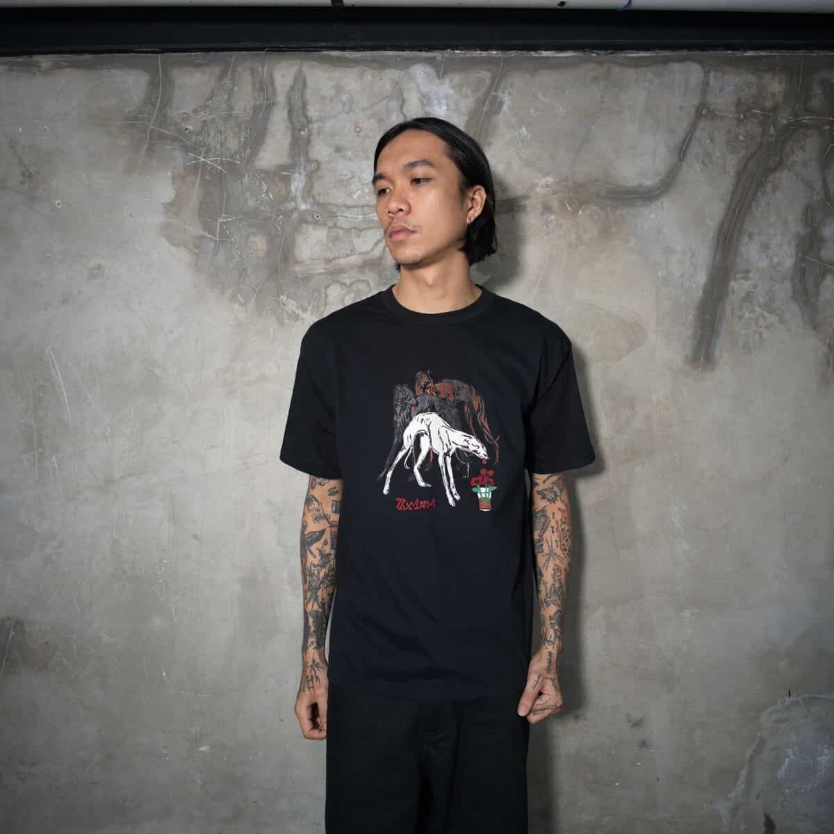 Tshirt Letira Black Thanksinsomnia - Gambar 4
