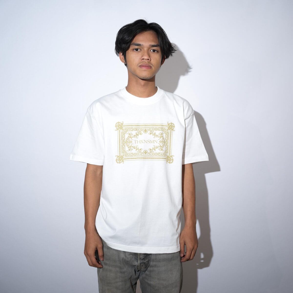 Tshirt Ghaina White Thanksinsomnia - Gambar 4