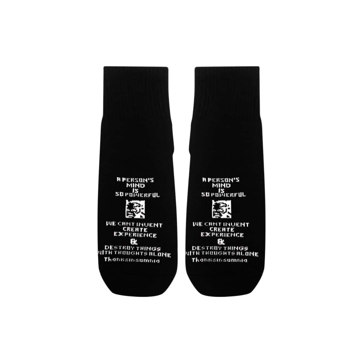 Socks Gloria Black  - Low Cut Thanksinsomnia - Gambar 2