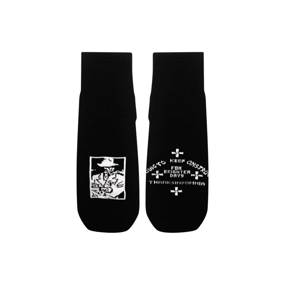 Socks Gracy Black  - Low Cut Thanksinsomnia - Gambar 2