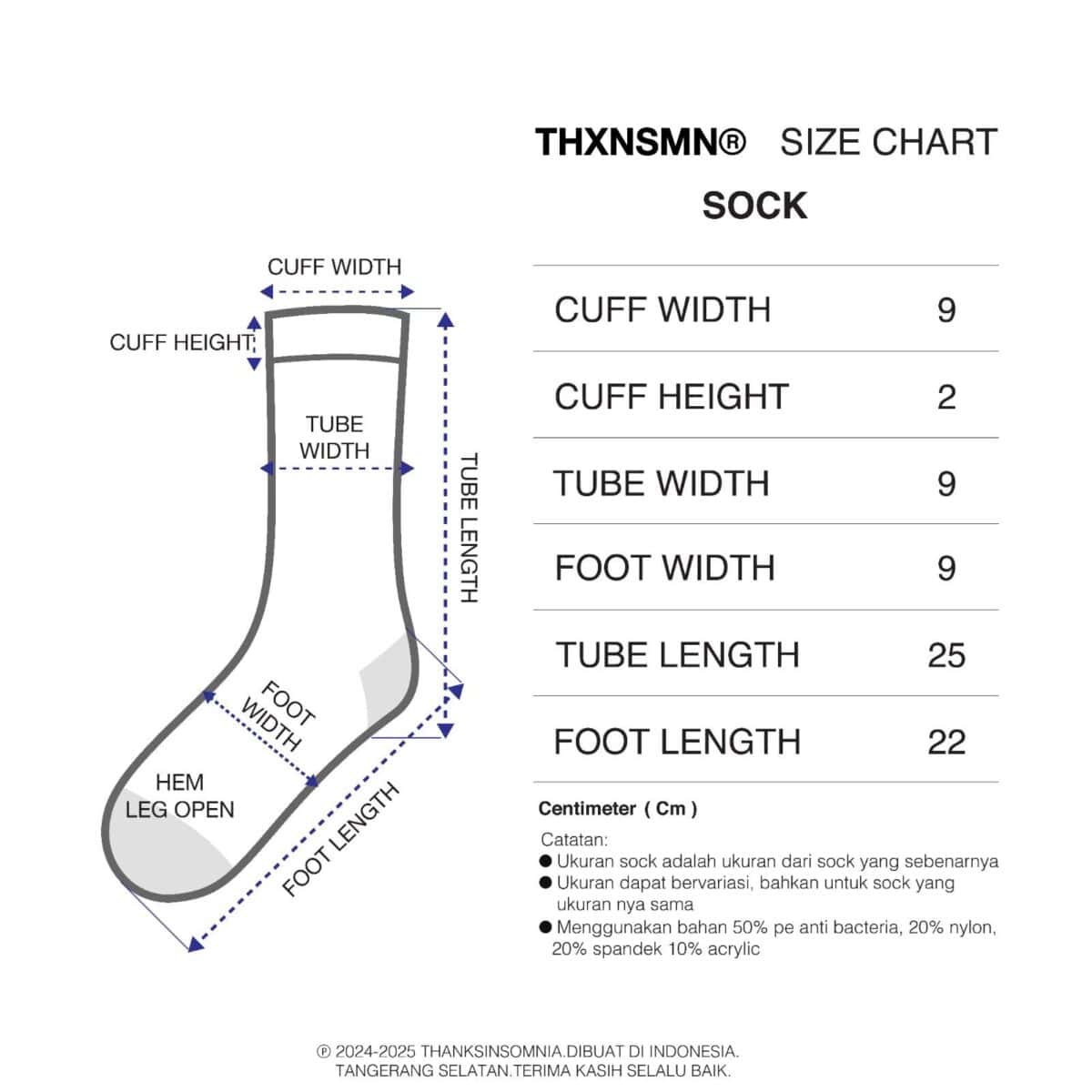 Socks Neora Light Grey Dark Grey White - 3 Pairs Thanksinsomnia - Gambar 8