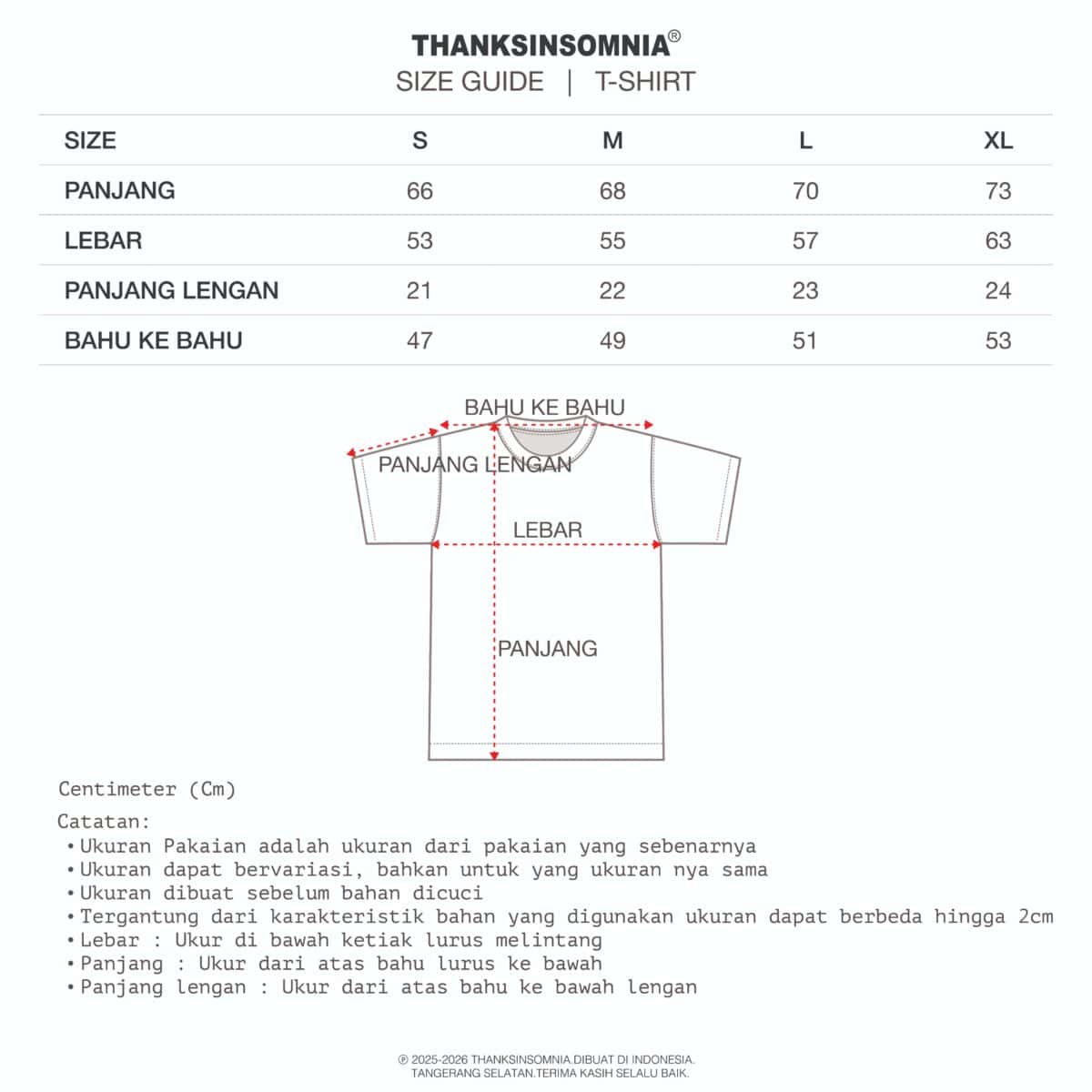 Tshirt Florenz White Thanksinsomnia - Gambar 3