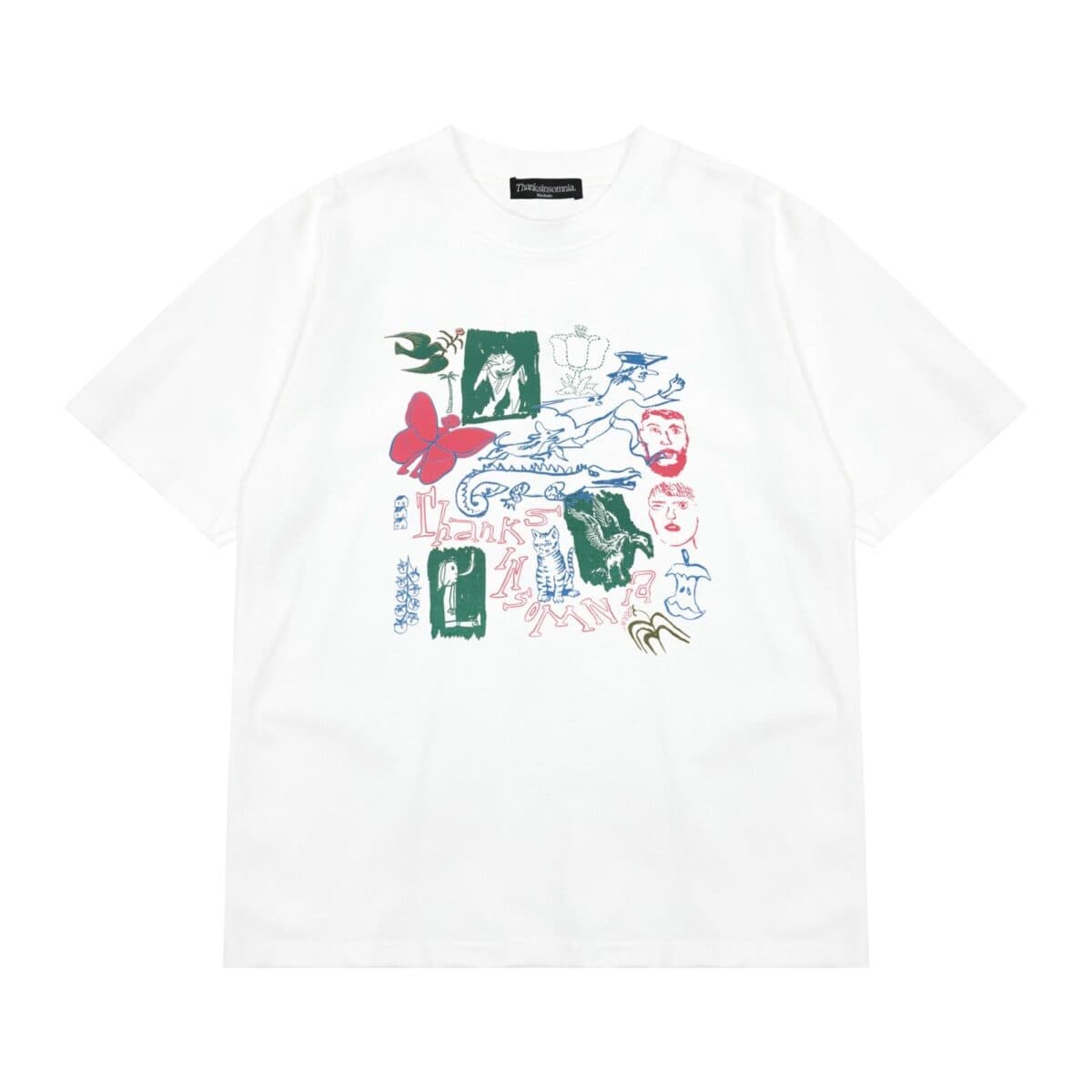 Tshirt Faunie White Thanksinsomnia