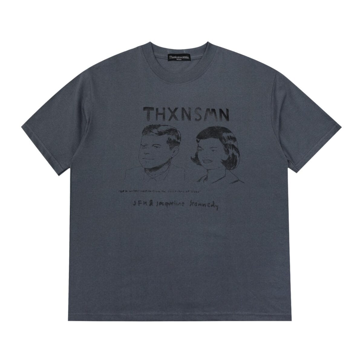 Tshirt Kyvanna Dark Grey Thanksinsomnia