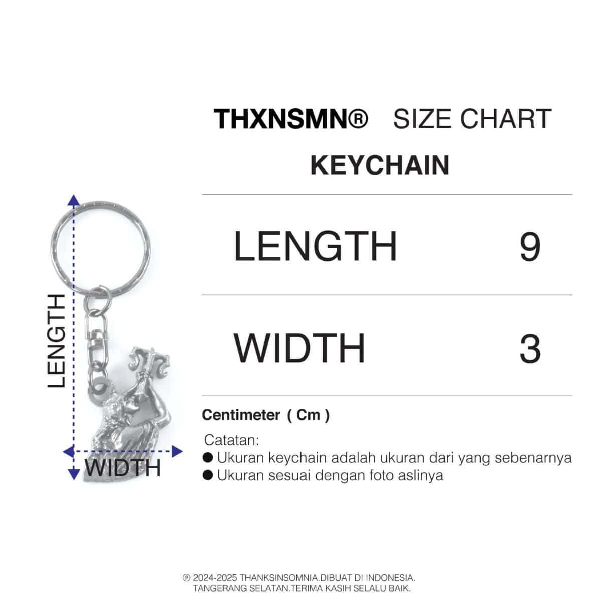 Keychain Neola Thanksinsomnia - Gambar 3