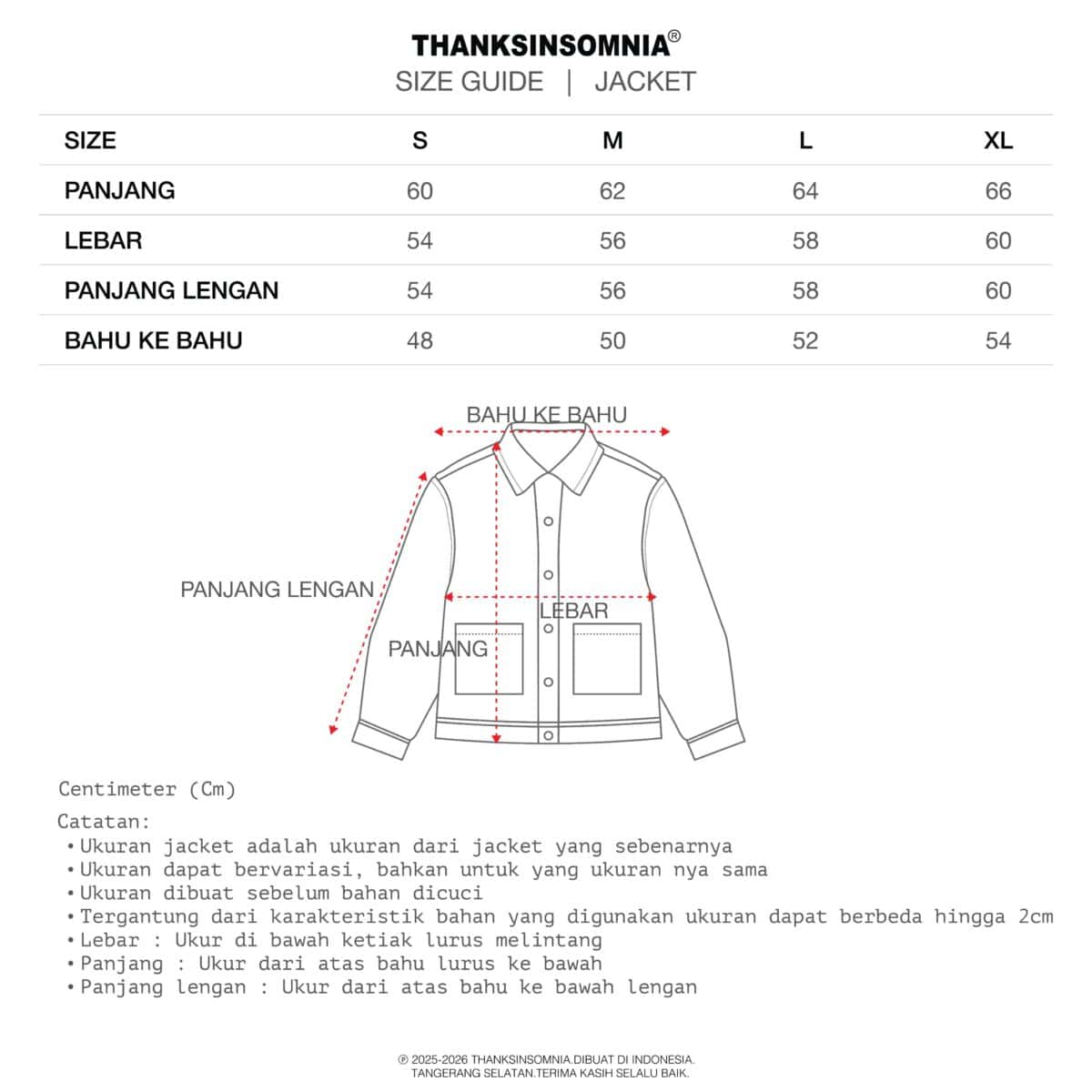Jacket Rimosa Maroon Thanksinsomnia - Gambar 3