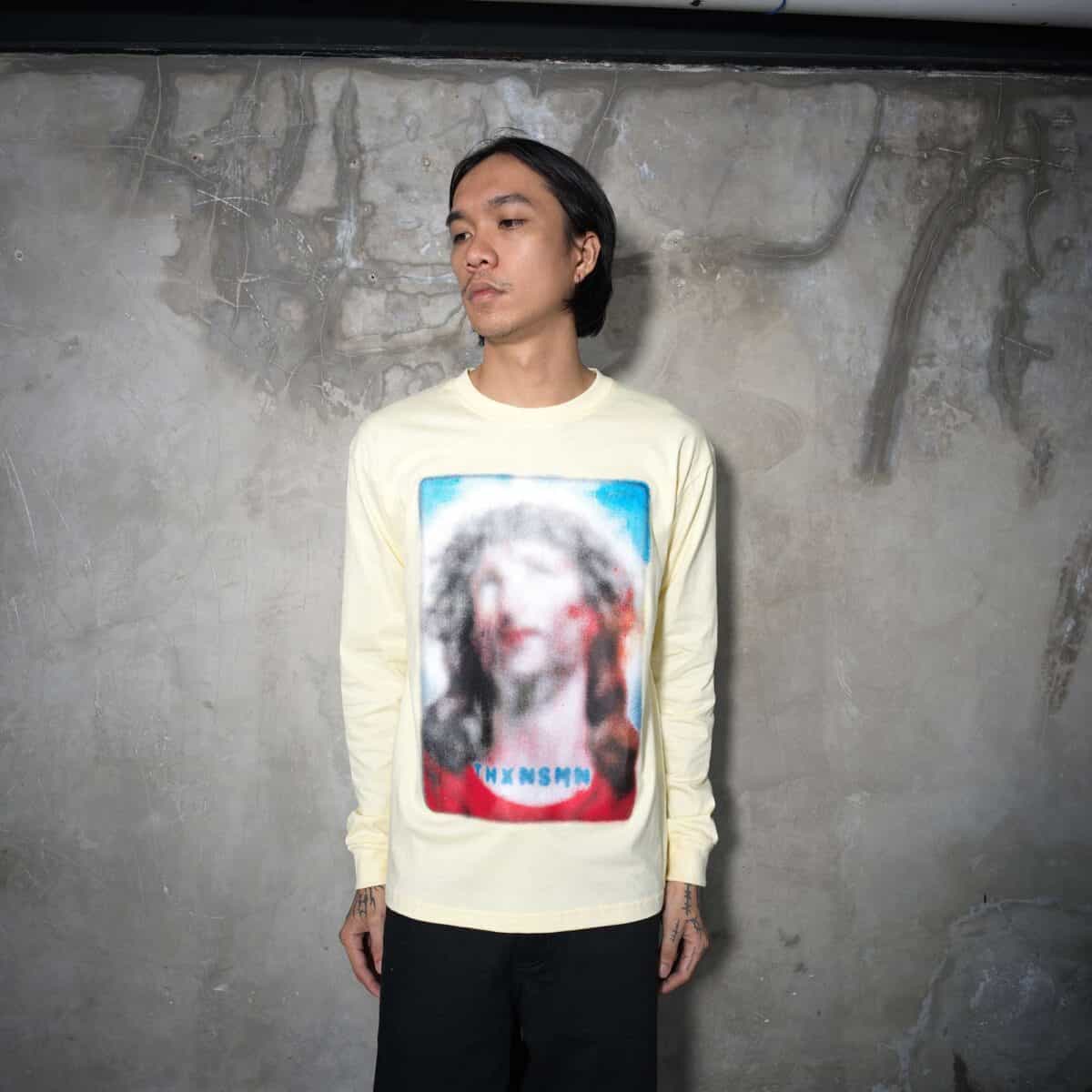 Long Sleeve Messia Yellow Thanksinsomnia - Gambar 4