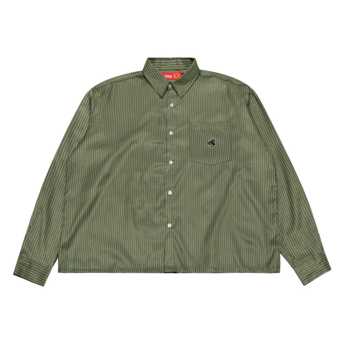 04 - Long Shirt Richele Striped Green Thanksinsomnia