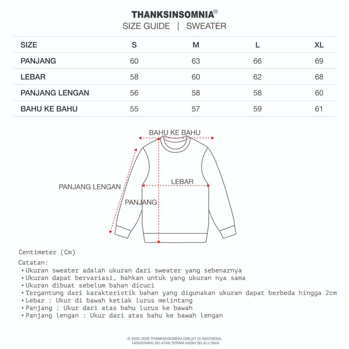 Sweater Taila Multicolor Thanksinsomnia - Gambar 3
