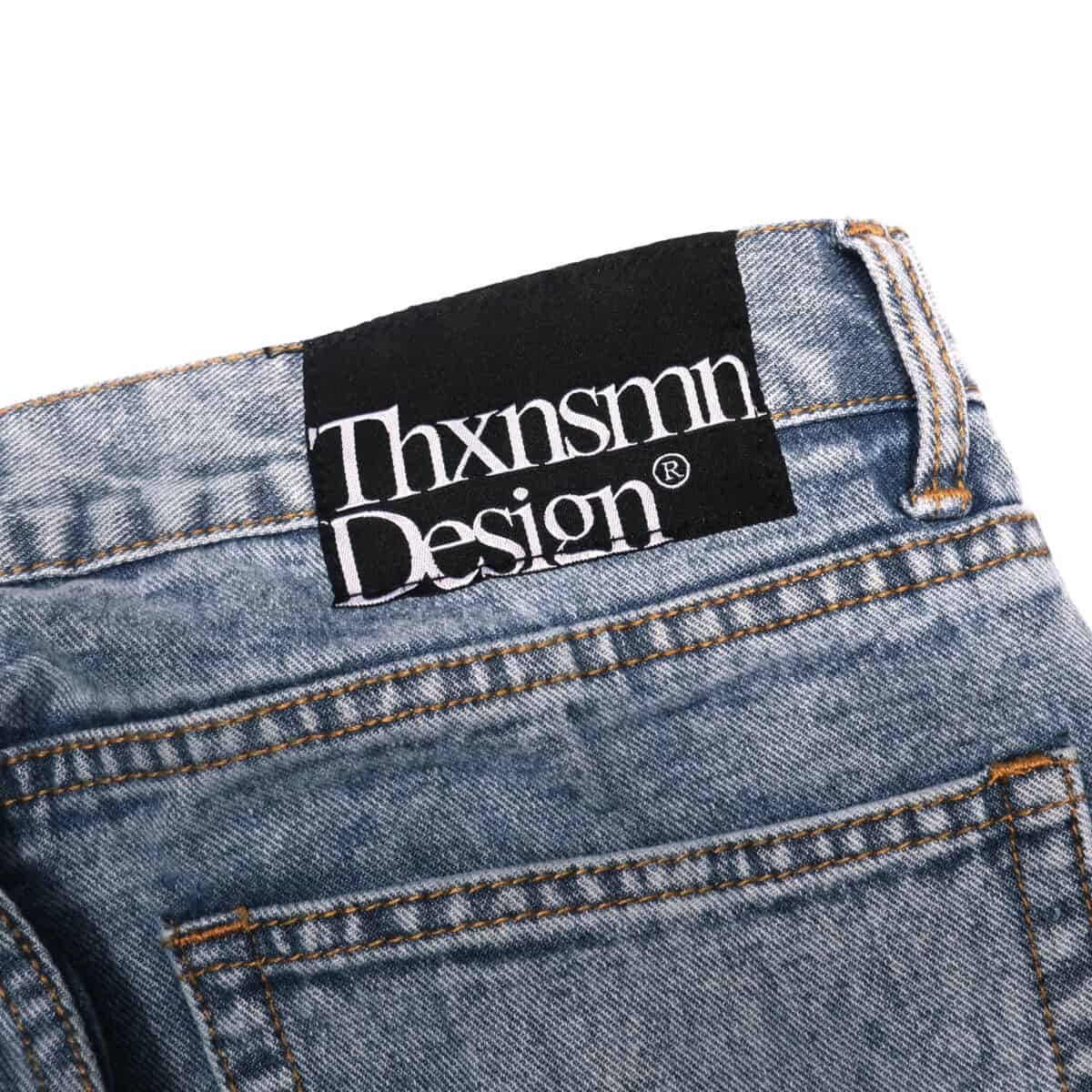 Denim Pants Ginna Belly Blue Thanksinsomnia - Gambar 3