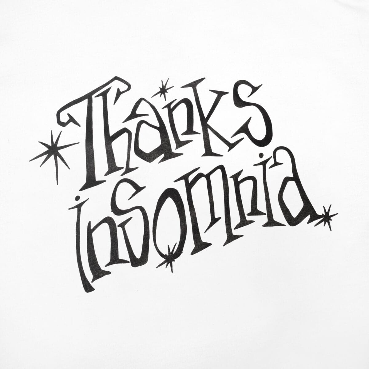 Tshirt Typo Heliosa White - 100% Japan Cotton Aloe 200 Gsm Thanksinsomnia - Gambar 2