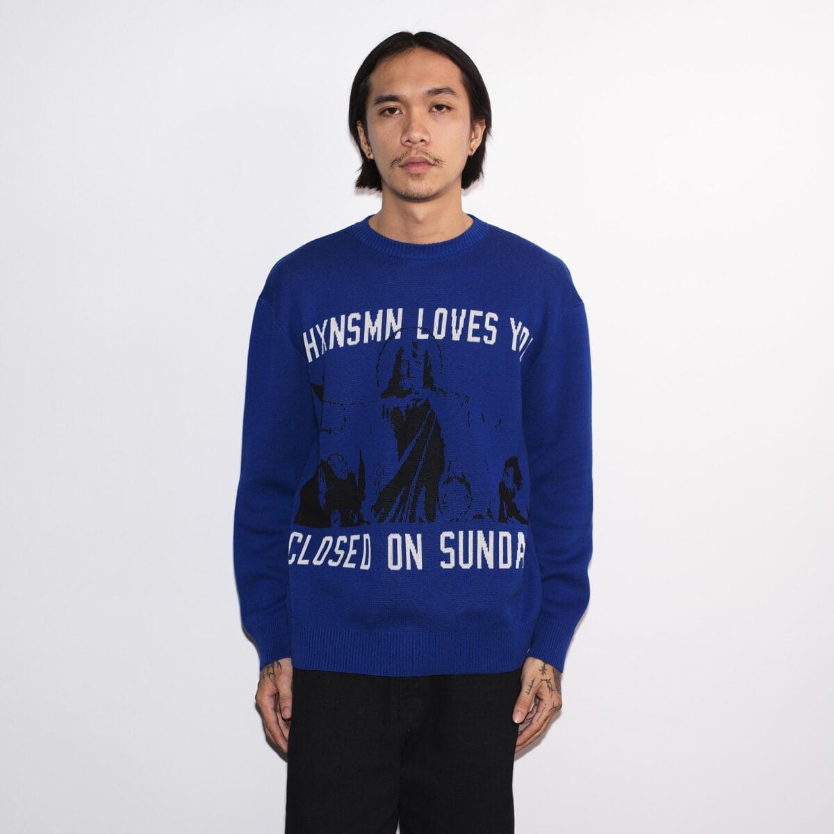 Sweater Historia Blue Thanksinsomnia - Gambar 4