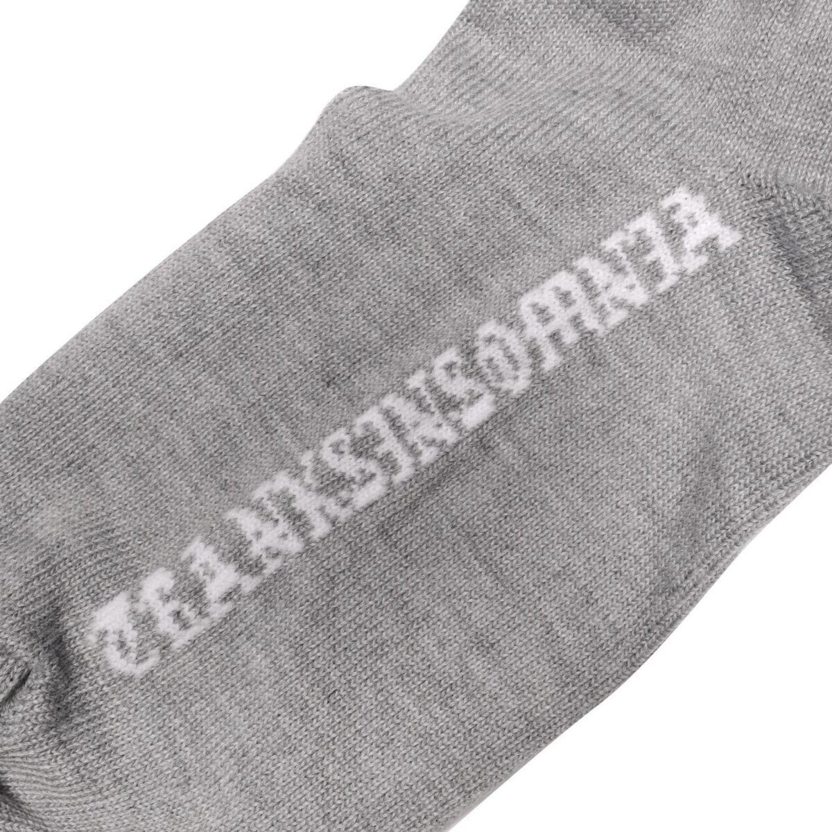 Socks Vesper Light Grey White Logo Thanksinsomnia - Gambar 2