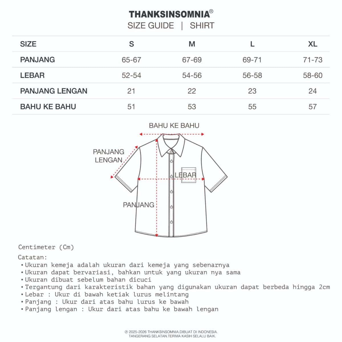 Shirts Elesta Black Thanksinsomnia - Gambar 3