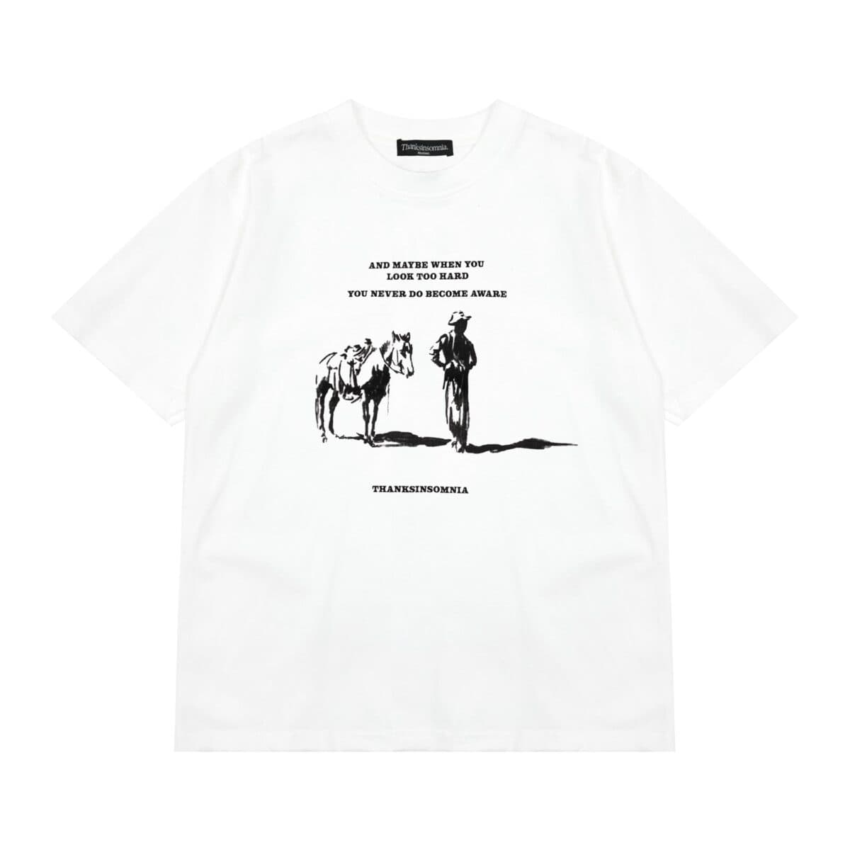 Tshirt Hevienne White Thanksinsomnia