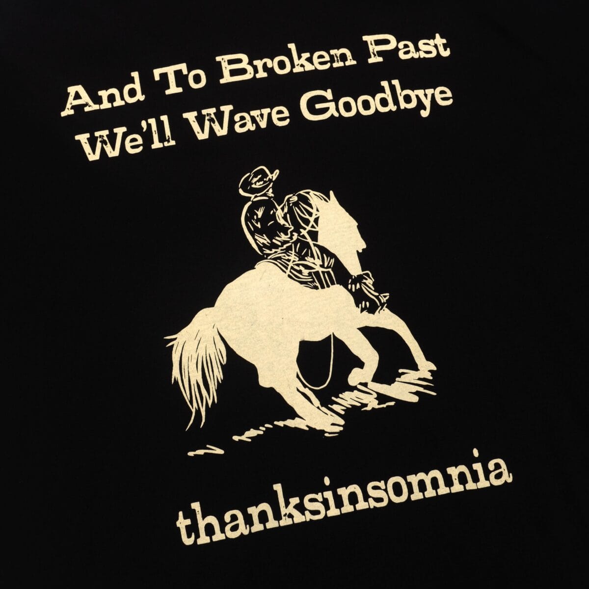 Tshirt Igreine Black Thanksinsomnia - Gambar 2