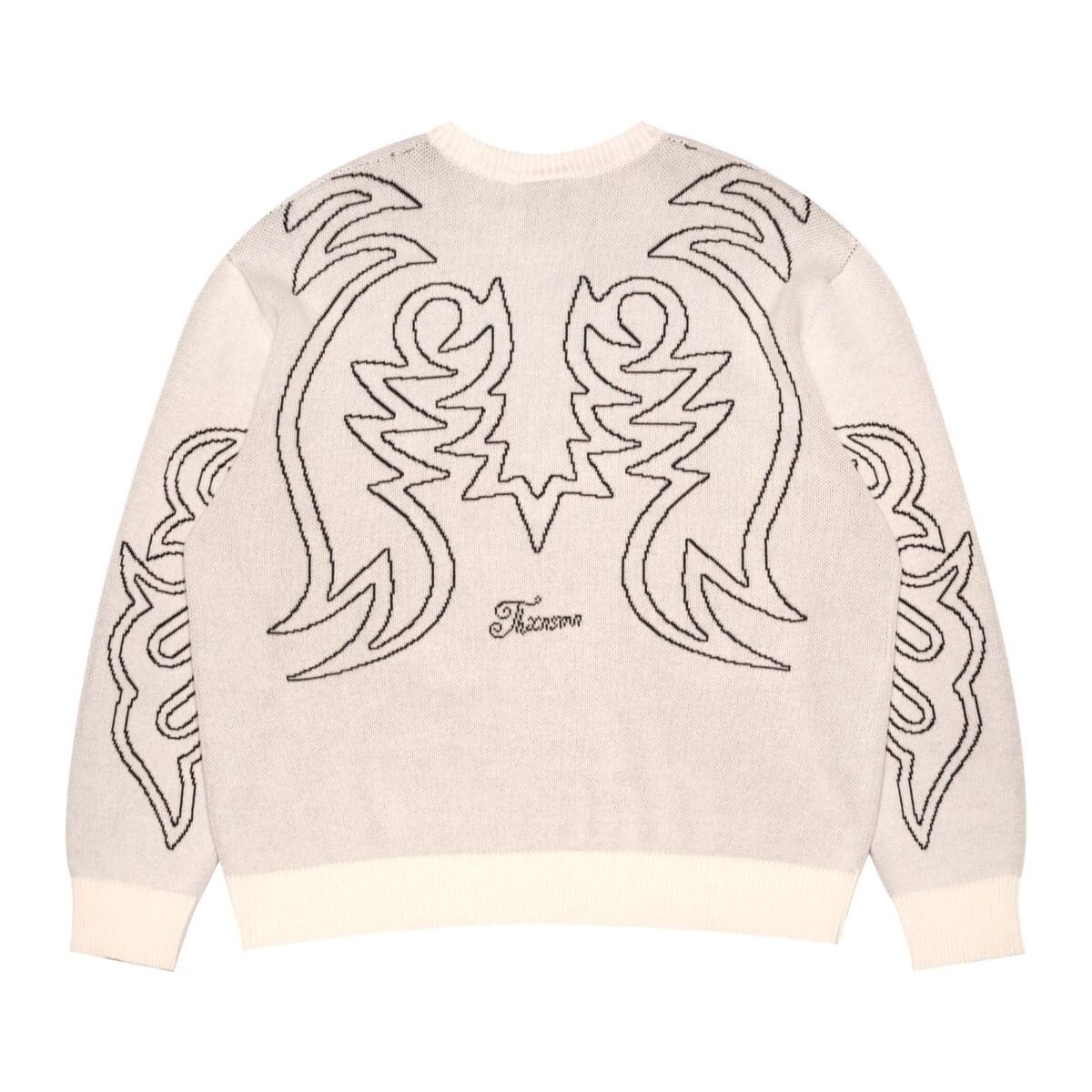 Sweater Hanna White Thanksinsomnia - Gambar 2