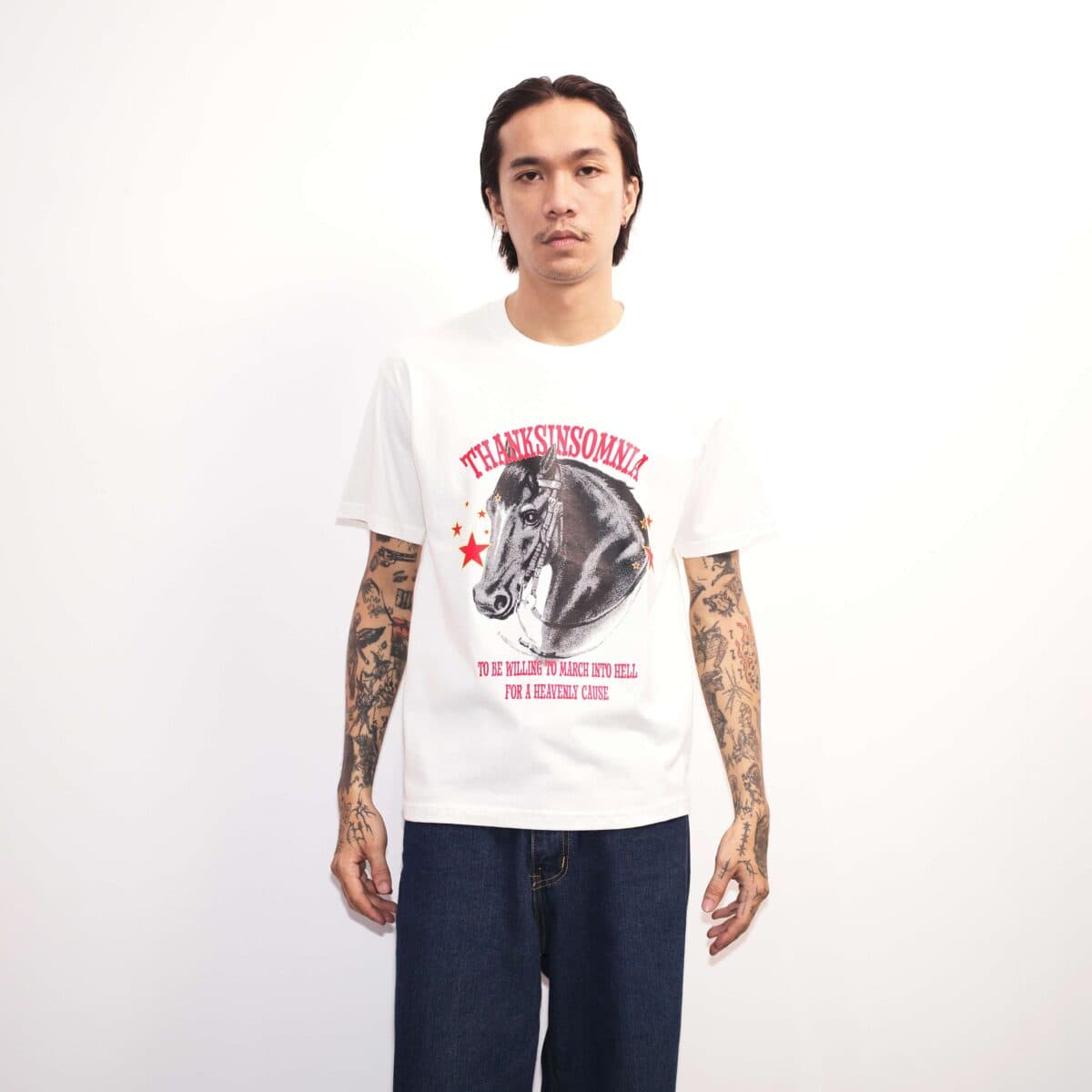 Tshirt Keony Broken White Thanksinsomnia - Gambar 4