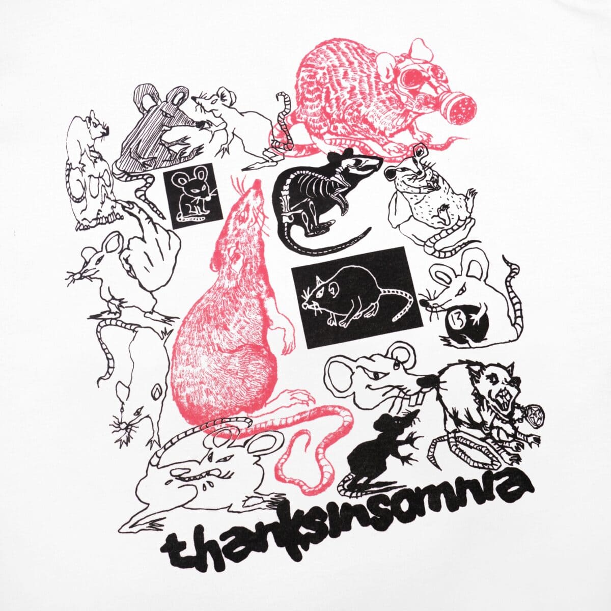 Tshirt Kavira White - T-shirt Heavy Cotton 16s Thanksinsomnia - Gambar 2