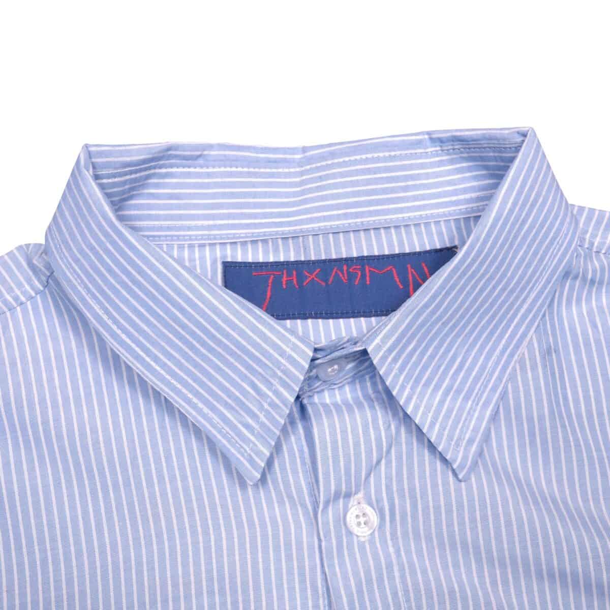 Shirts Kaory Striped White Blue Thanksinsomnia - Gambar 4