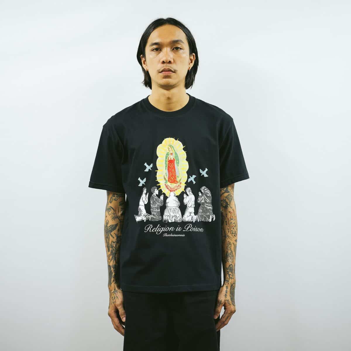 Tshirt Meliry Black Thanksinsomnia - Gambar 4