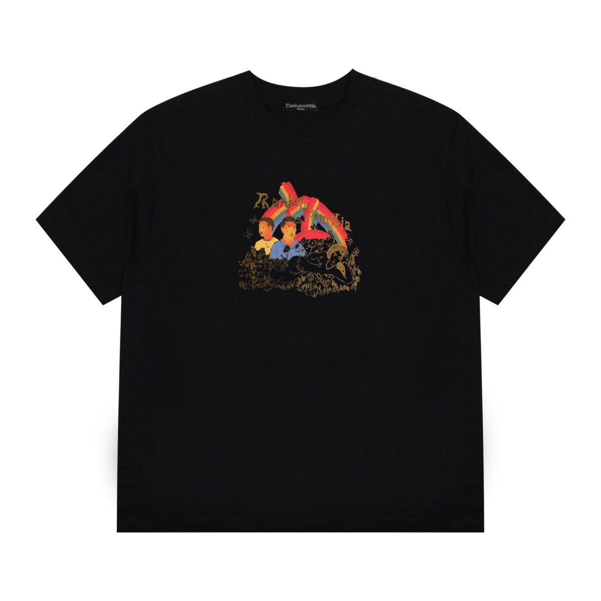 Tshirt Grelina Black - T-shirt Heavy Cotton 16s Thanksinsomnia