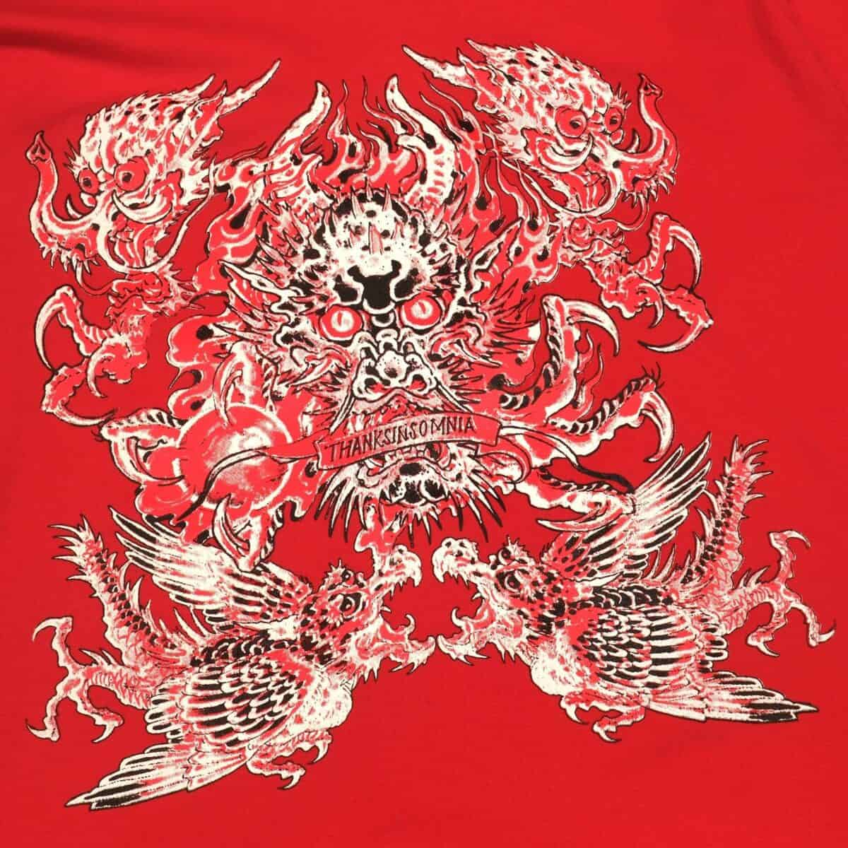 Long Sleeve Janice Red -  Year of the Snake Thanksinsomnia - Gambar 3