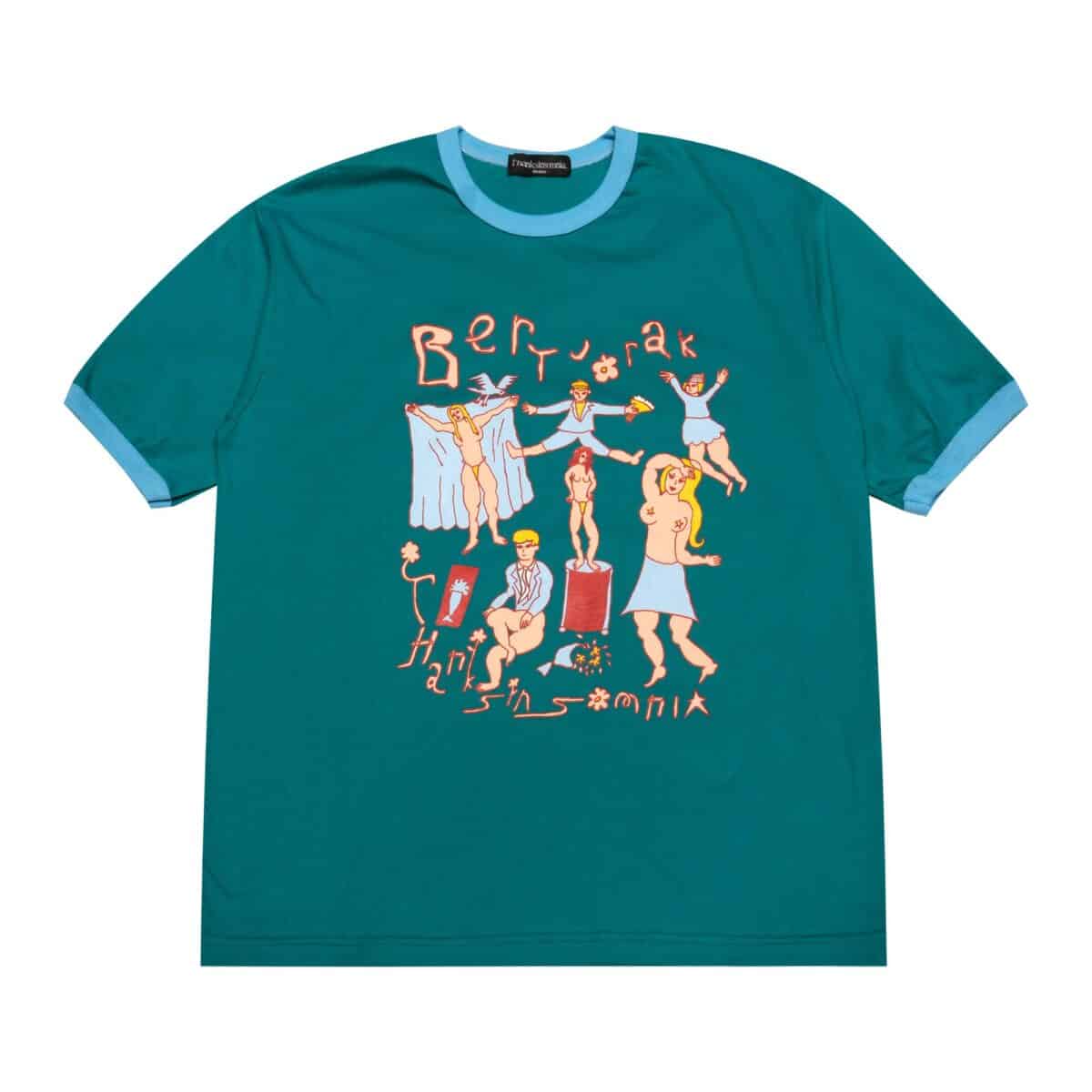 Tshirt Nadeva Teal Blue | BERTJORAK X THANKSINSOMNIA