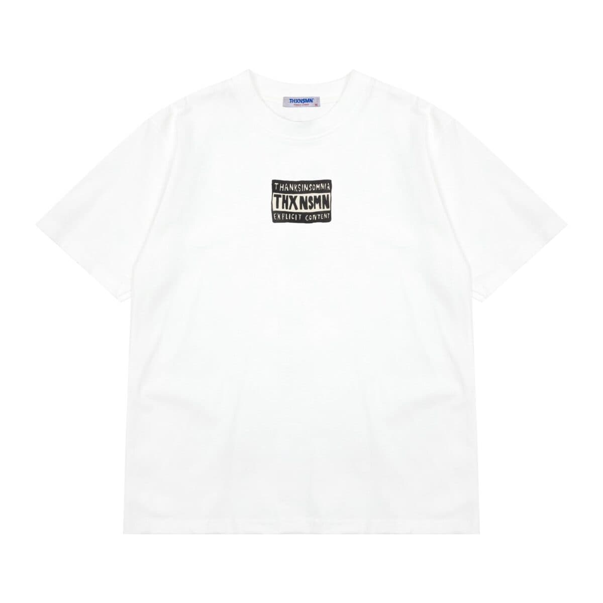 Tshirt Typo Georgine White - 100% Japan Cotton Aloe 200 Gsm Thanksinsomnia