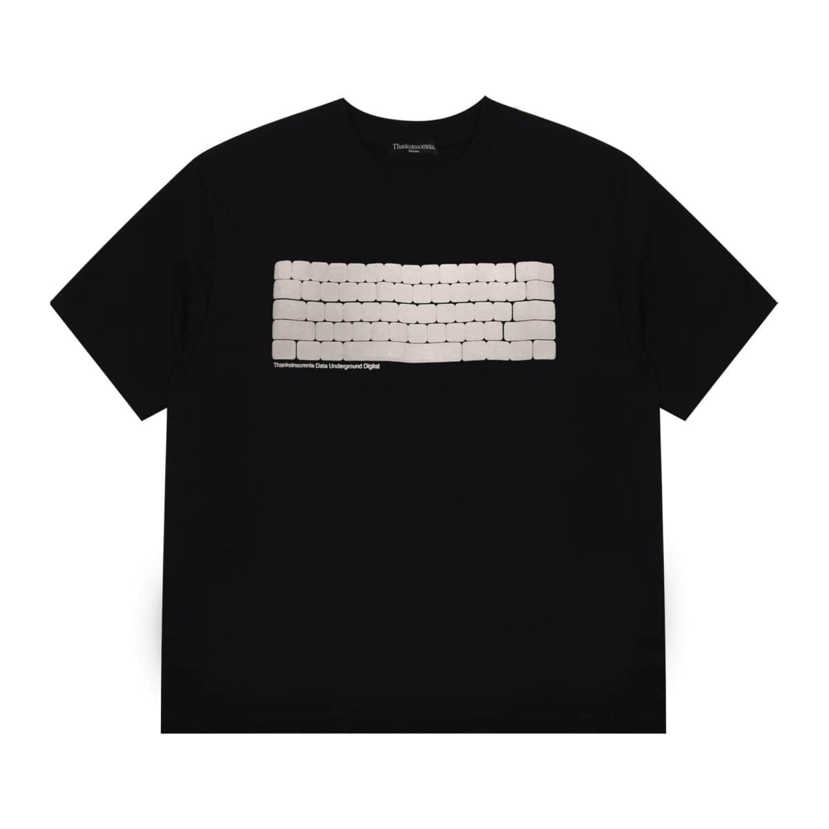 Tshirt Pinerra Black - T-shirt Heavy Cotton 16s Thanksinsomnia