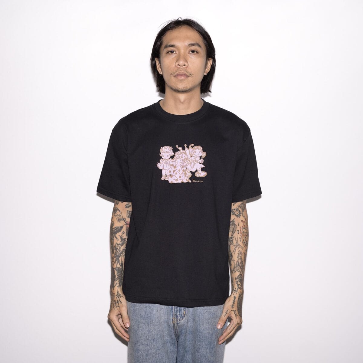 Tshirt Oksana Black - T-shirt Heavy Cotton 16s Thanksinsomnia - Gambar 4