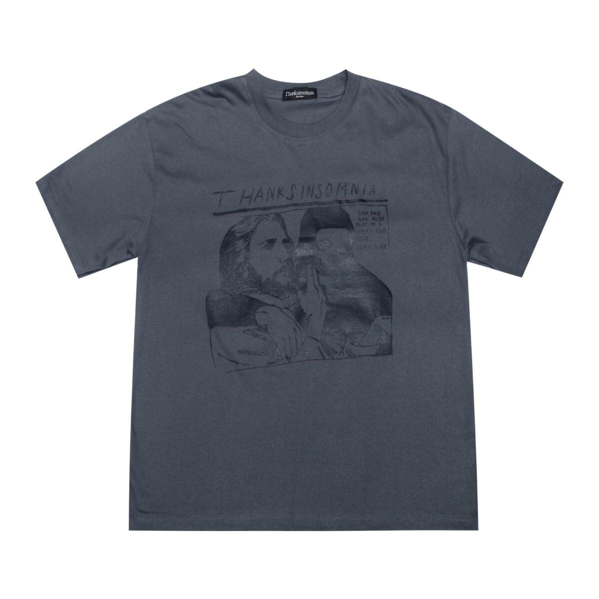 Tshirt Eleonara Dark Grey Thanksinsomnia