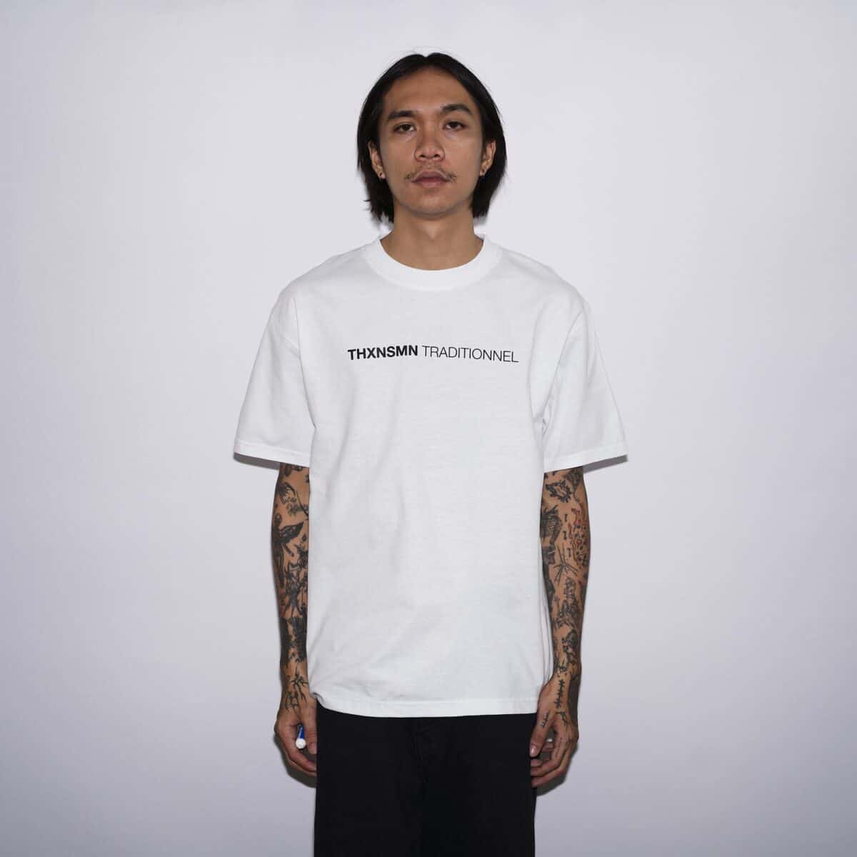 Tshirt Typo Feldora White - 100% Japan Cotton Aloe 200 Gsm Thanksinsomnia - Gambar 4