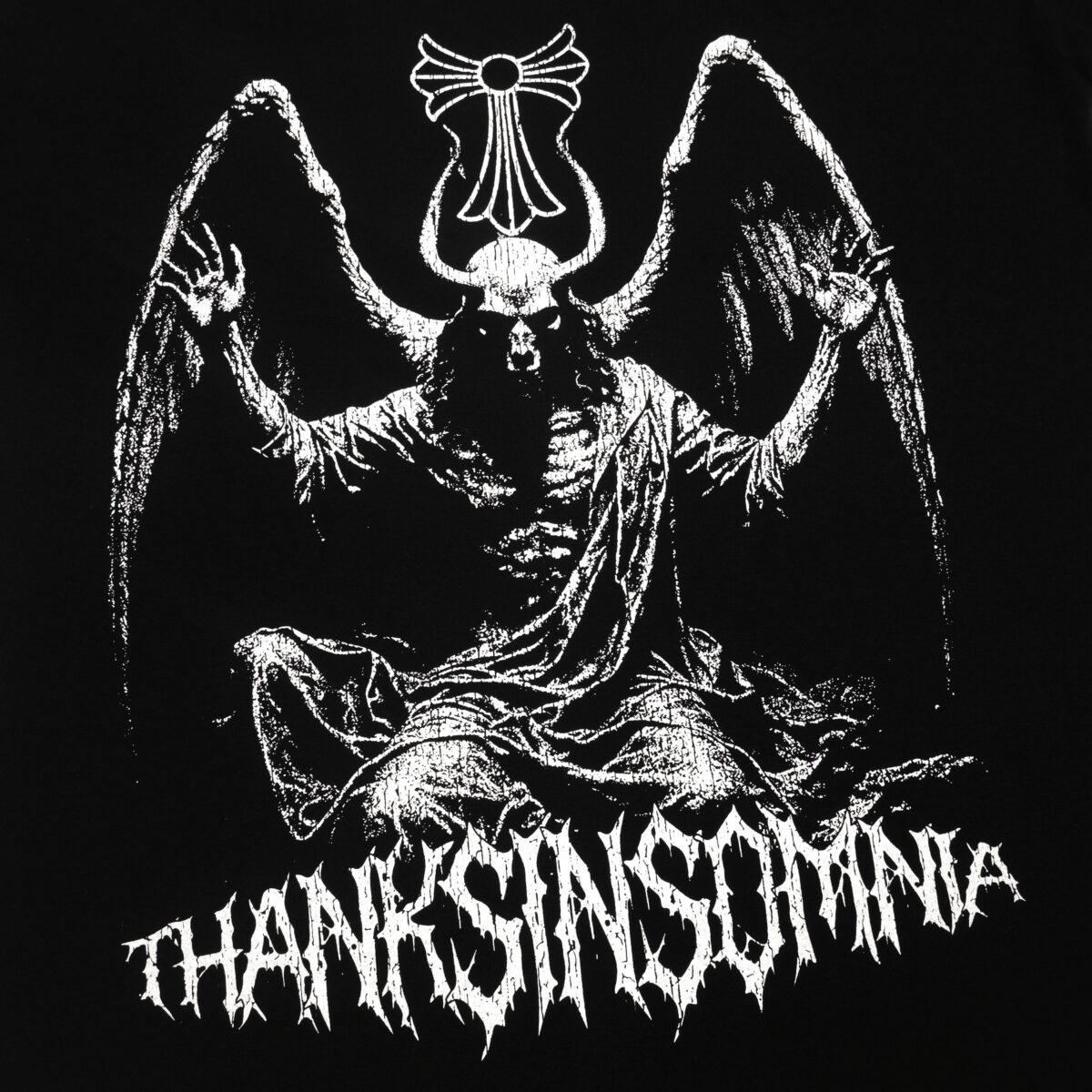 Tshirt Basilia Black Thanksinsomnia - Gambar 2