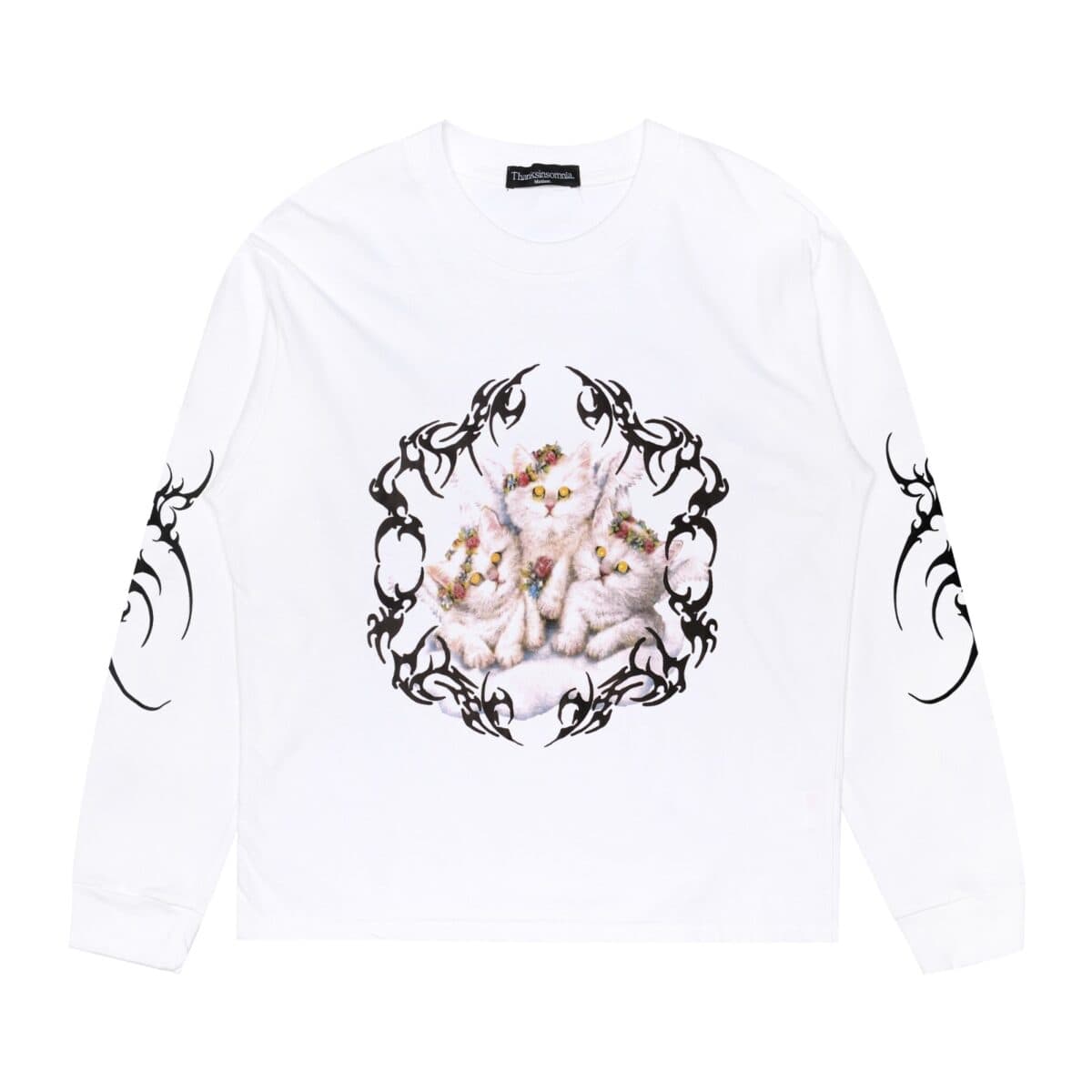 Long Sleeve Nessa White Thanksinsomnia