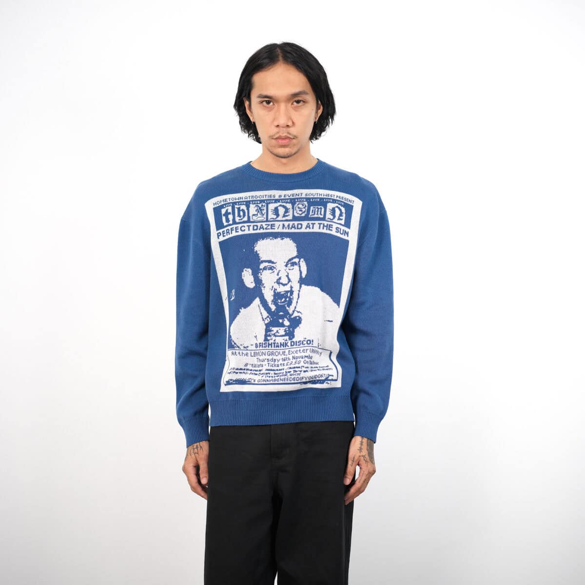 Sweater Ticky Blue Thanksinsomnia - Gambar 4