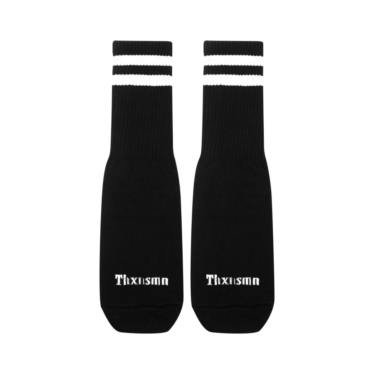 Socks Ruika Black Striped White Thanksinsomnia - Gambar 2