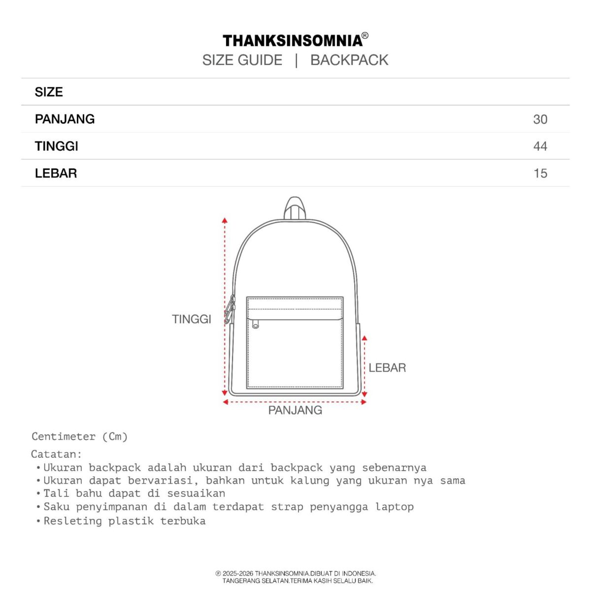 Backpack Kayla Black Star Thanksinsomnia - Gambar 5