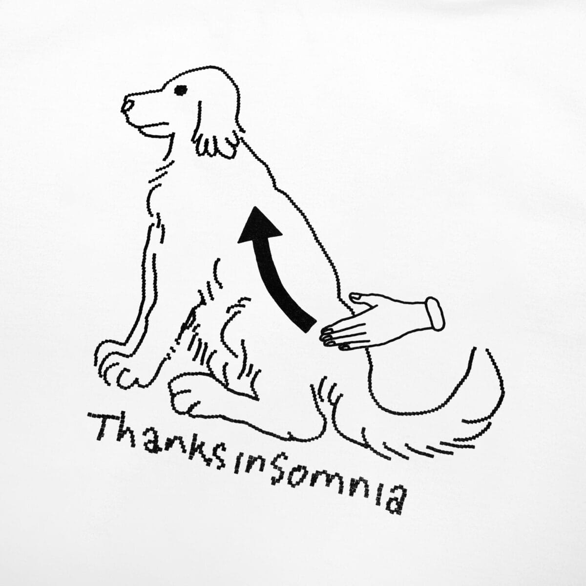 Tshirt Neyra White Thanksinsomnia - Gambar 4