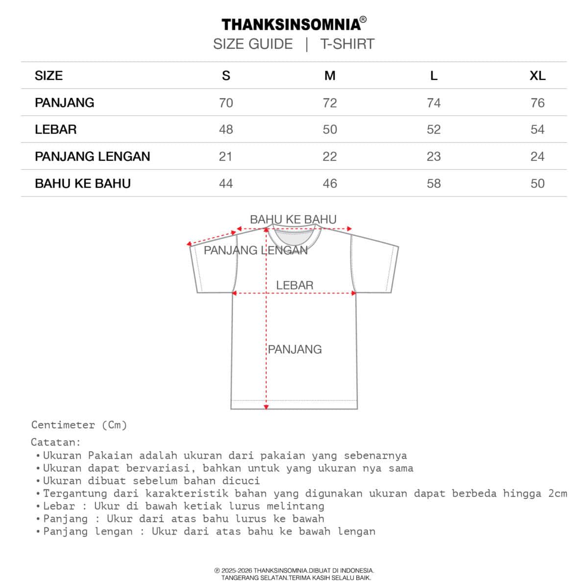 Tshirt Andyra Black - Heavy Cotton 16s Thanksinsomnia - Gambar 4