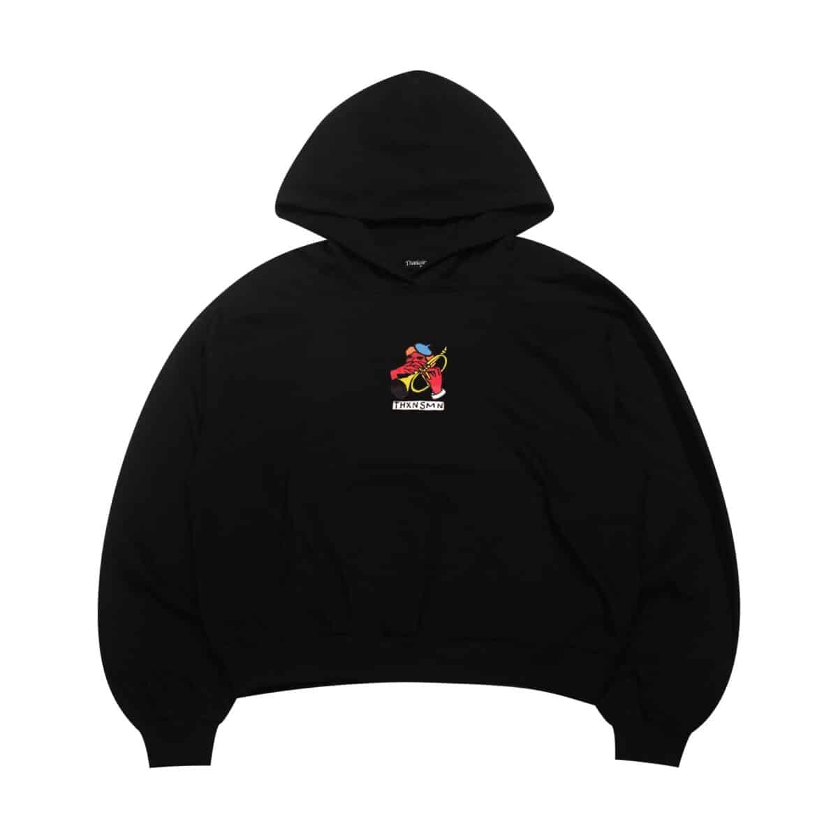 Hoodie Fayetta Black Thanksinsomnia