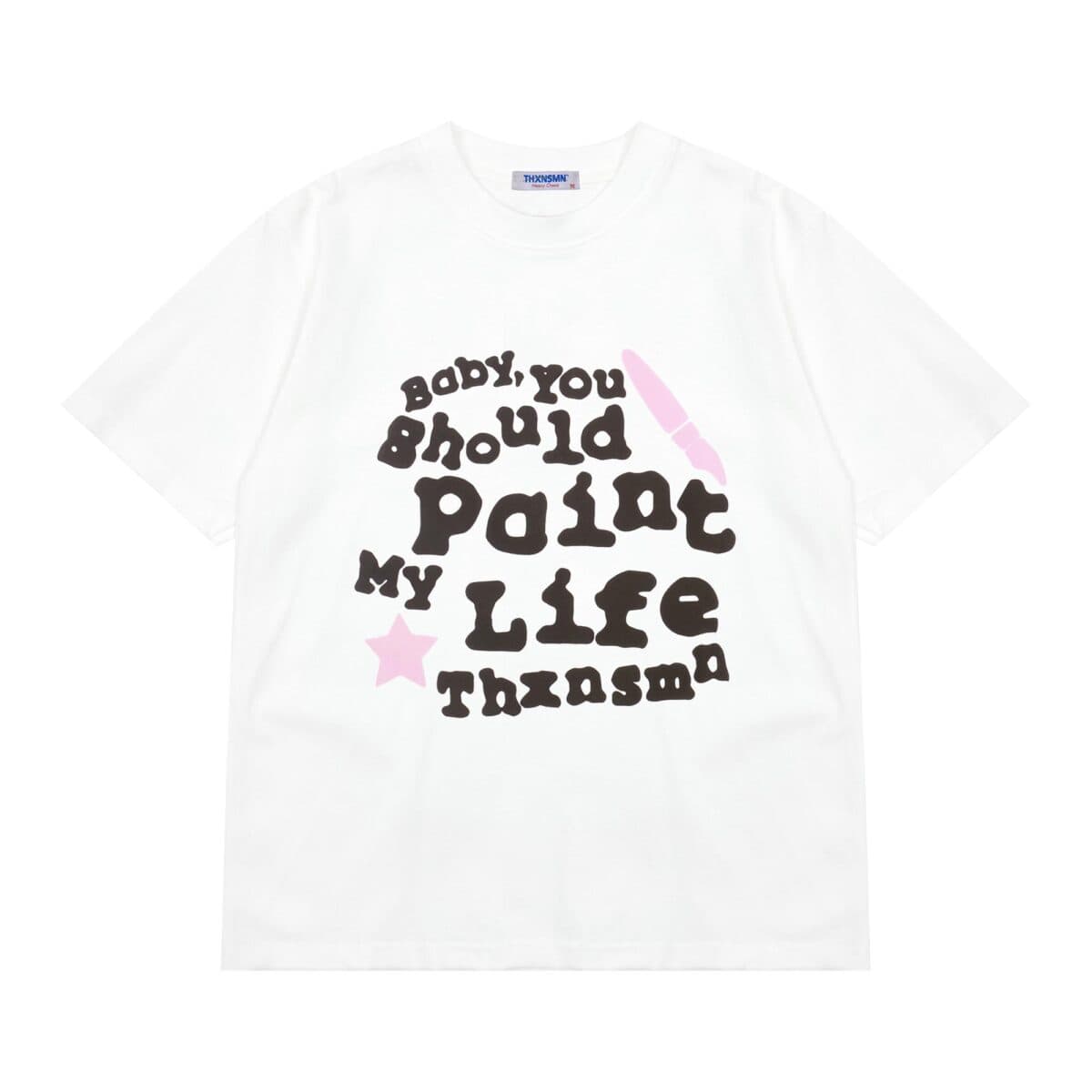Tshirt Typo Keana White - T-shirt 100% Japan Cotton Aloe 200 gsm Thanksinsomnia