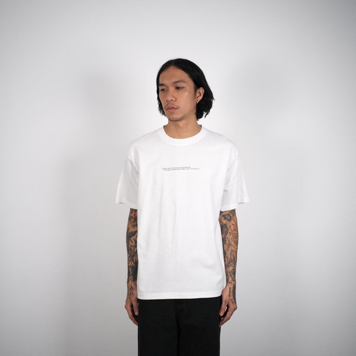 Tshirt Typo Odette White - 100% Japan Cotton Aloe 200 Gsm Thanksinsomnia - Gambar 4