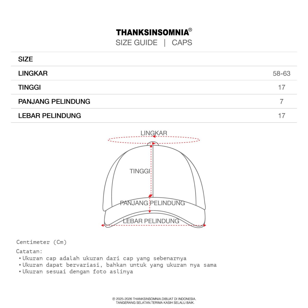 Cap Laurize Black Thanksinsomnia - Gambar 3